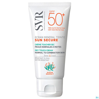 Svr sun secure mineral tein.peau normal spf50+60ml