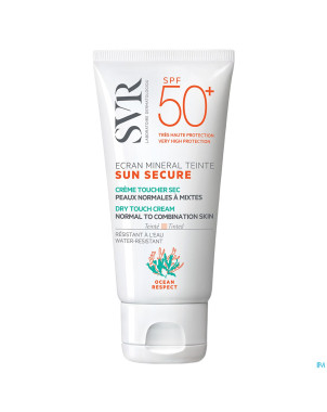 Svr sun secure mineral tein.peau normal spf50+60ml