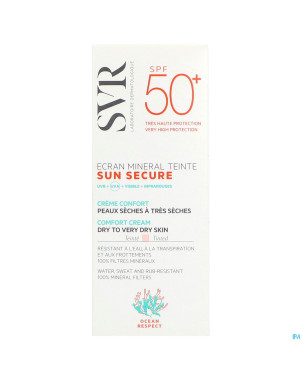 Svr sun secure mineral tein.peau seche spf50+ 60ml