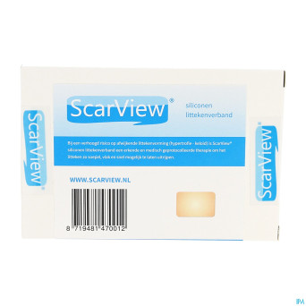 Scarview elastic silicone    5,0x 7,5cm 2 scarv01