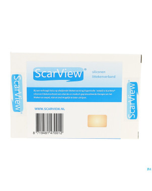 Scarview elastic silicone    5,0x 7,5cm 2 scarv01