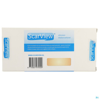 Scarview elastic silicone    5,0x15,0cm 2 scarv02