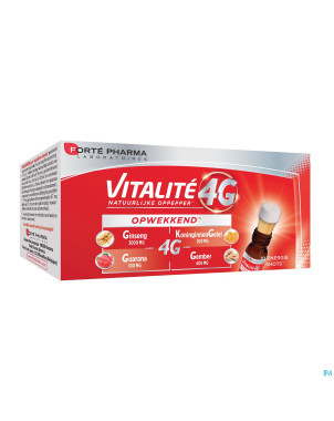Vitalite 4g dynamisant shots energisants 10