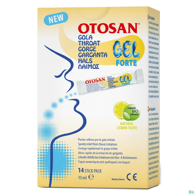 Otosan gel gorge forte sach 14x10ml