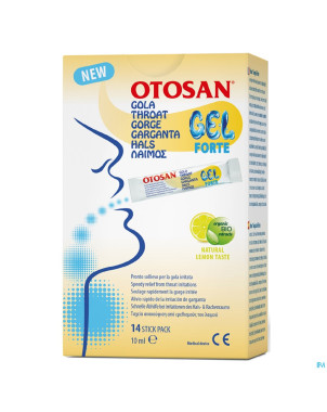Otosan gel gorge forte sach 14x10ml