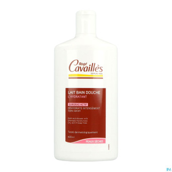 Roge cavailles lait bain-douche peaux seches 400ml