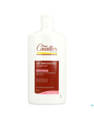 Roge cavailles lait bain-douche peaux seches 400ml