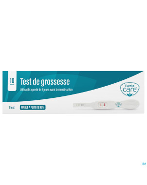 Test grossesse eureka care 20 iu/i