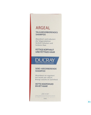 Ducray argeal sh traitant sebo absorbant    200ml