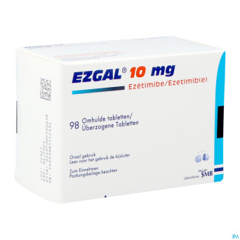 Ezgal 10mg comp enrobe  98 x 10mg (pvc/pe/pvdc)