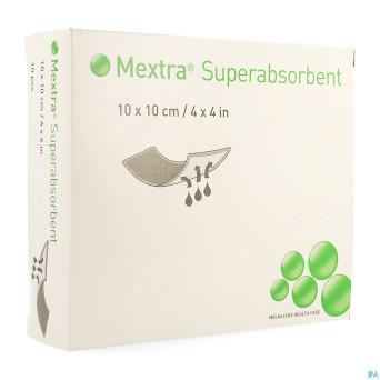 Mextra superabsorbent nf    10,0x10,0cm  10 610700