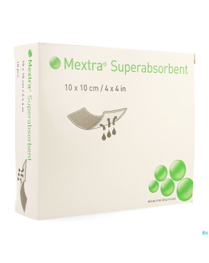 Mextra superabsorbent nf    10,0x10,0cm  10 610700