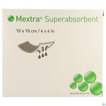 Mextra superabsorbent nf    10,0x10,0cm  10 610700