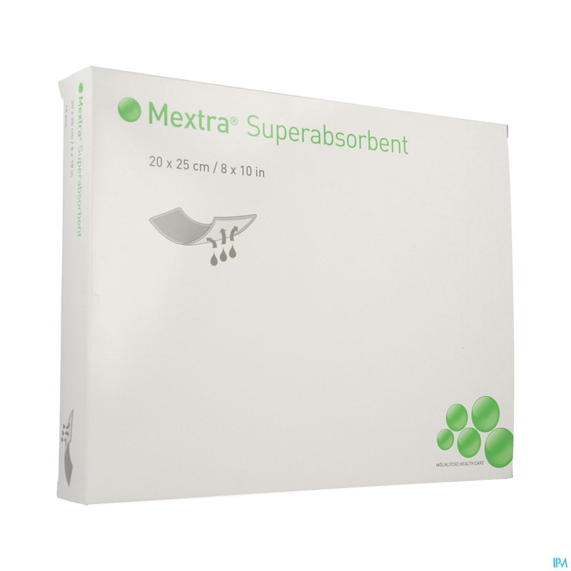 Mextra superabsorbent nf    20,0x25,0cm  10 610740