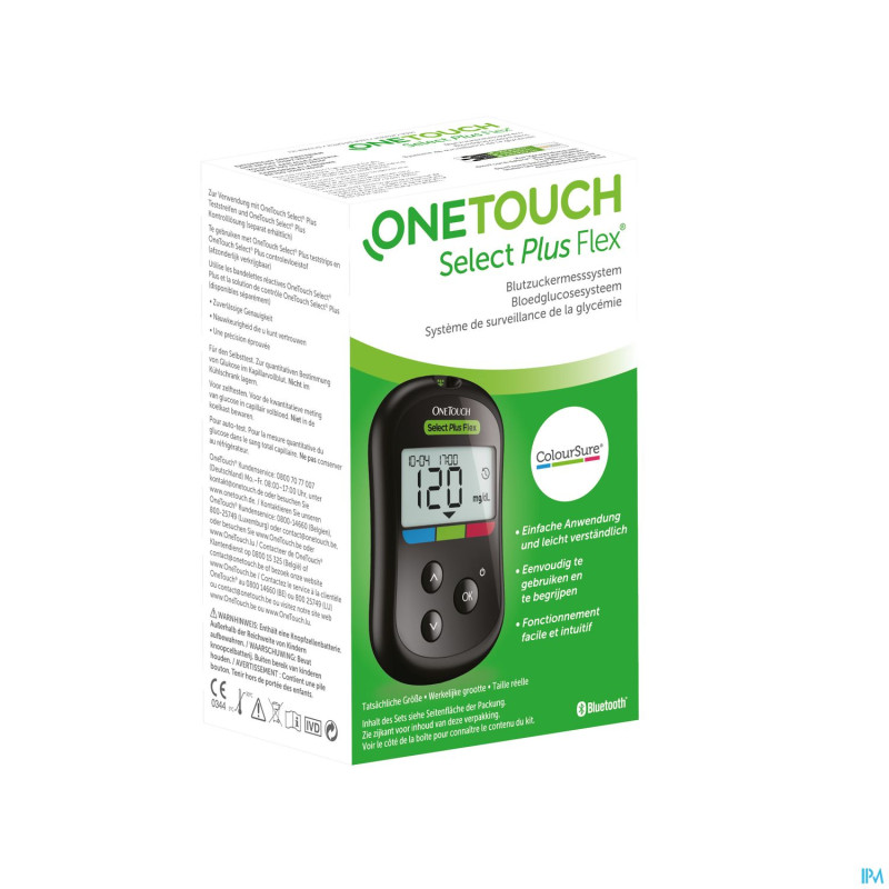 Onetouch select plus flex systeme surveil.glycemie