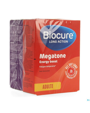 Biocure duo resist+megatone energy boost comp60+30