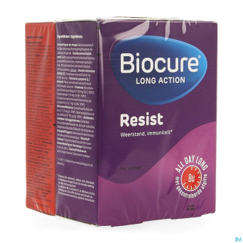 Biocure duo resist+megatone energy boost comp60+30