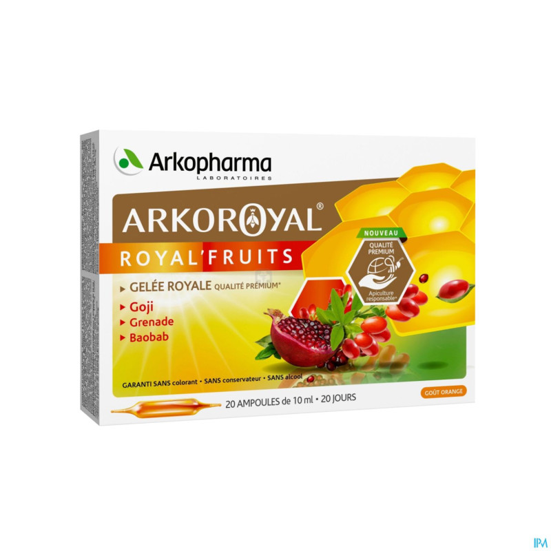 Arkoroyal royal fruits  amp 20x10ml