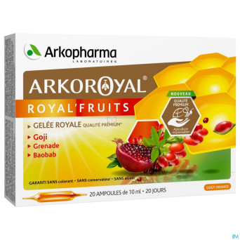 Arkoroyal royal fruits  amp 20x10ml