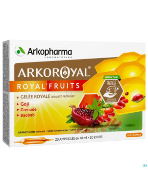 Arkoroyal royal fruits  amp 20x10ml