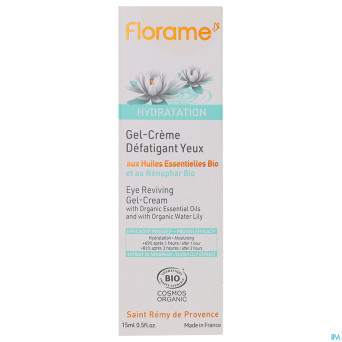 Florame hydra gel creme defatigant yeux 15ml