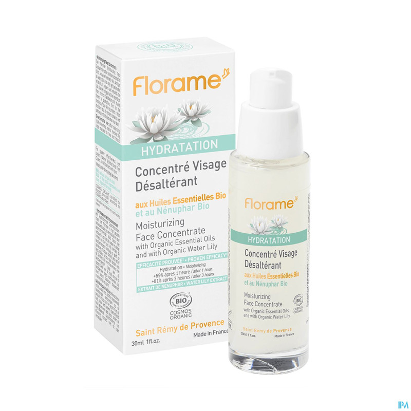 Florame hydra concentre visage desalterant 30ml