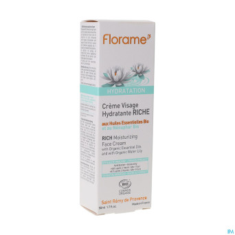 Florame hydra creme visage riche 50ml