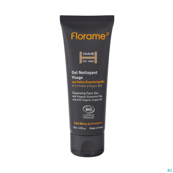 Florame homme gel nettoyant visage 75ml