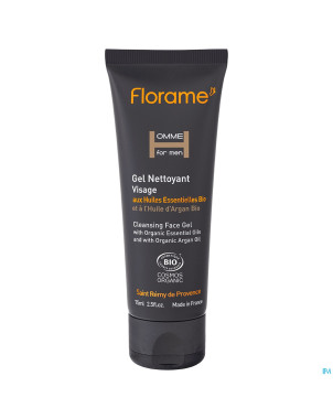 Florame homme gel nettoyant visage 75ml