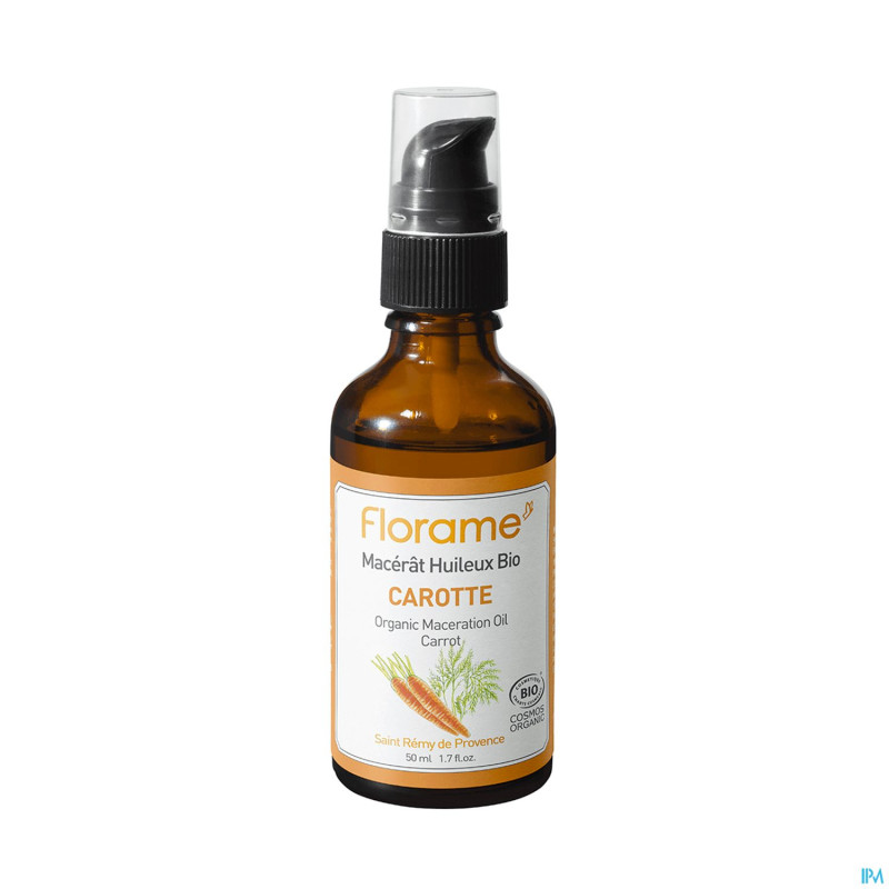 Florame huile veg carotte macerat bio 50ml