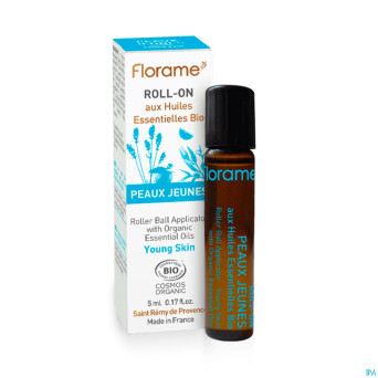 Florame huiles ess. peau jeune roll-on  5ml