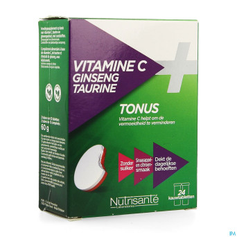 Vitamine c ginseng taurine comp 2x12
