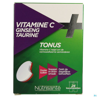 Vitamine c ginseng taurine comp 2x12