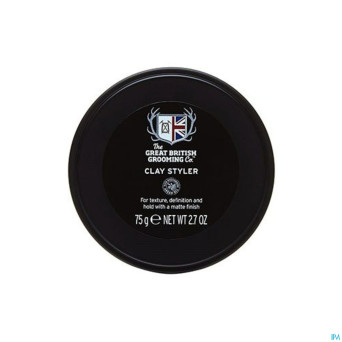 Great british grooming clay styler    75ml