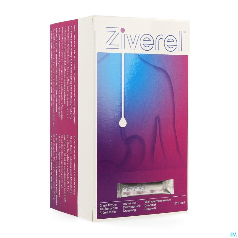 Ziverel sol buvable stick 20 x 10ml