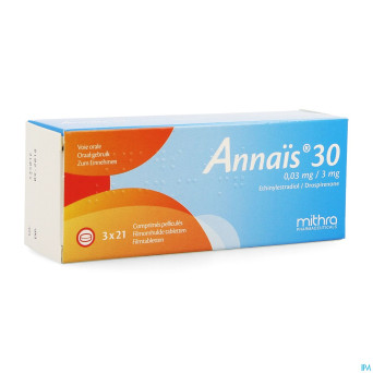 Annais 30 0,03mg/3mg comp pell  3 x 21