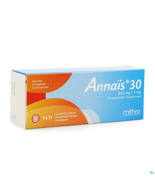 Annais 30 0,03mg/3mg comp pell  3 x 21