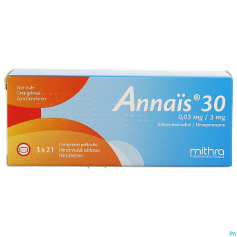 Annais 30 0,03mg/3mg comp pell  3 x 21