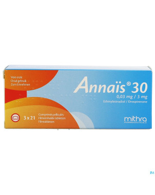 Annais 30 0,03mg/3mg comp pell  3 x 21