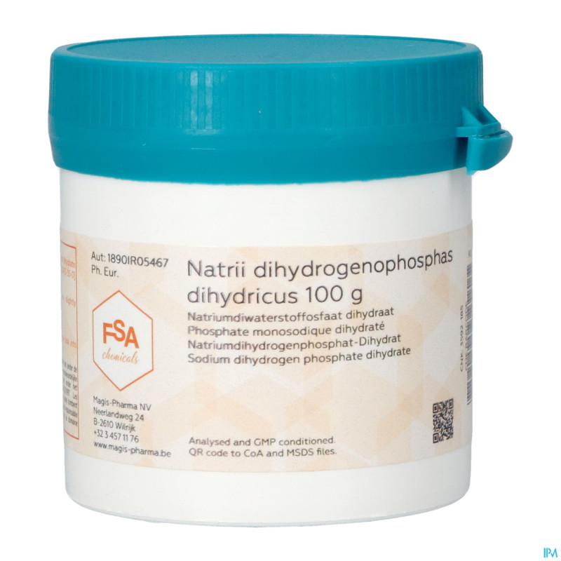 Phosphate monosodique dihydrate    100g magis