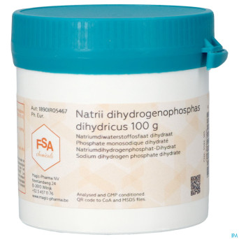 Phosphate monosodique dihydrate    100g magis