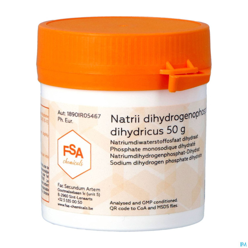 Phosphate monosodique dihydrate    50g magis