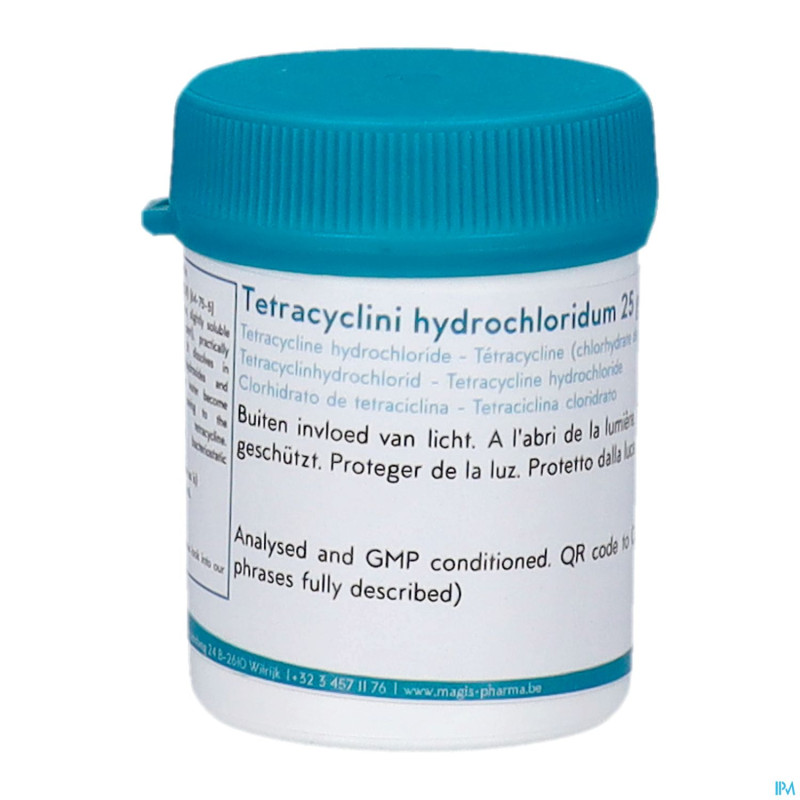 Tetracycline chlorhydrate   25g magis