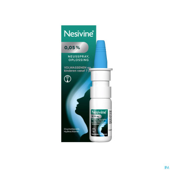 Nesivine 0,05% classic spray nasal    10ml