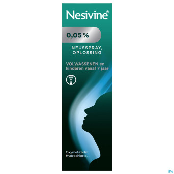 Nesivine 0,05% classic spray nasal    10ml
