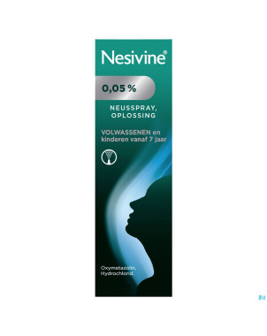 Nesivine 0,05% classic spray nasal    10ml