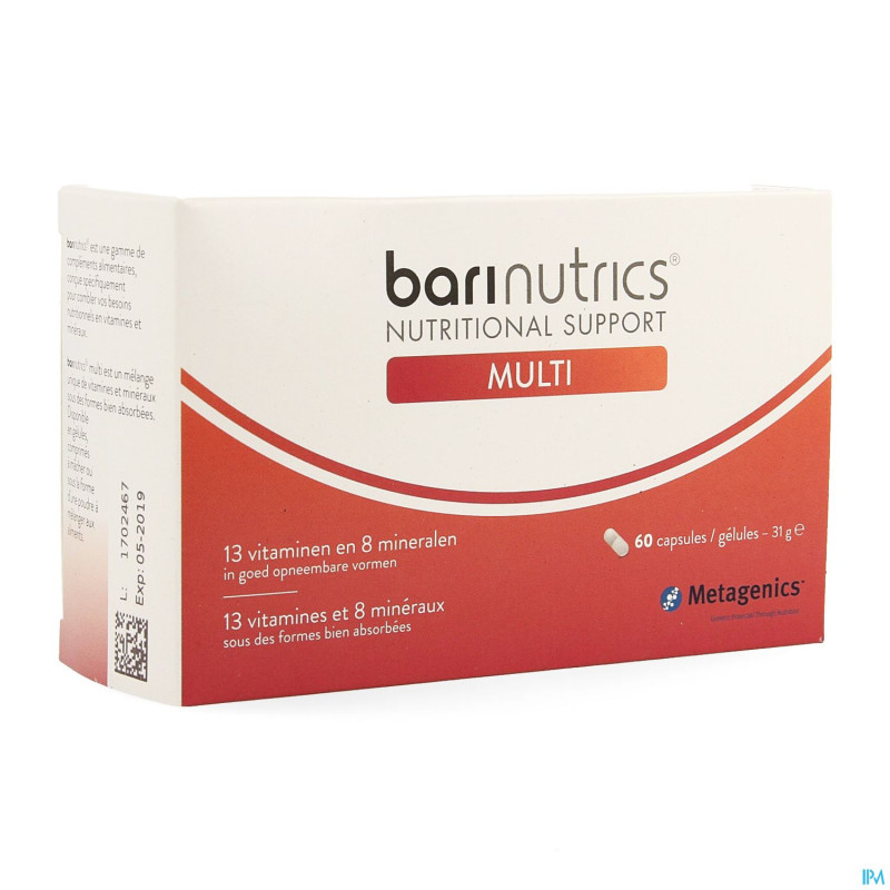 Barinutrics multi    caps  60 23328 metagenics