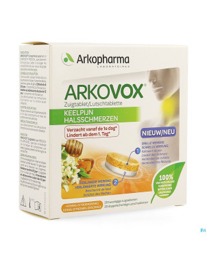 Arkovox mal gorge miel citron    comp a sucer 20