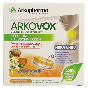 Arkovox mal gorge miel citron    comp a sucer 20