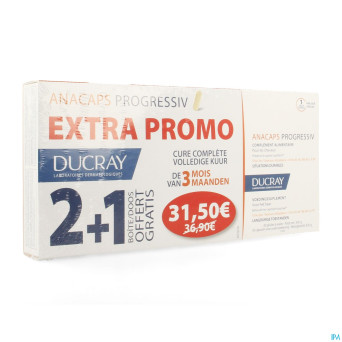 Ducray anacaps progresiv promo    caps 3x30